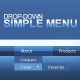 Simple Drop-Down Flash Menu 1.0.5