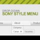 Sony Style Drop-Down Flash Menu 1.0.5 Screenshot