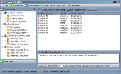 1 Click XP Repair Pro 36.7.712 screenshot