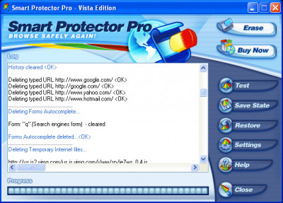 1 Smart Protector Pro - Internet Eraser 18.11 screenshot