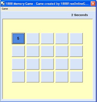 1888 Memory Game 1 screenshot