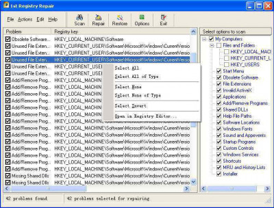 1st Registry Repair 2.0 screenshot