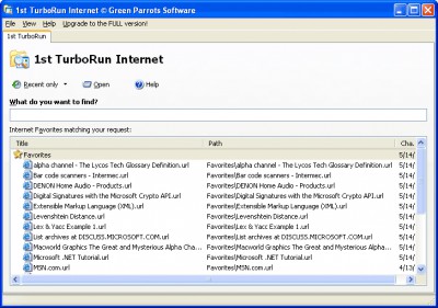 1st TurboRun Internet 1.0 screenshot