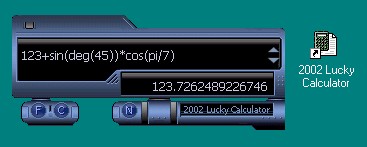 2002 Lucky Calculator 1.55 screenshot