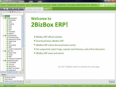 2BizBox Free ERP 3.5.1 screenshot