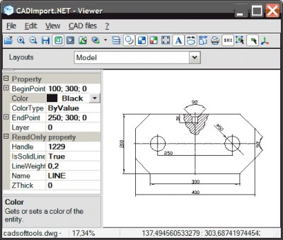 2D / 3D CAD Import .NET: DWG, DXF, PLT 8.0 screenshot