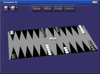 3D Backgammon 1.6 screenshot