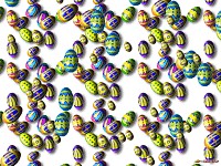 3D Flying Easter Eggs Screensaver 2.5 screenshot