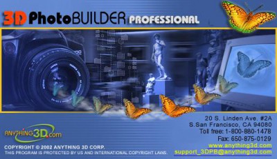 3D Photo Builder Professional Edition 2.3 screenshot
