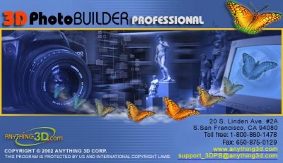 3D Photo Builder Professional 2.2 screenshot