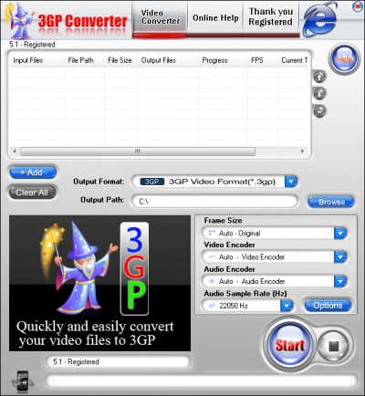 3GP Converter 1.0 screenshot