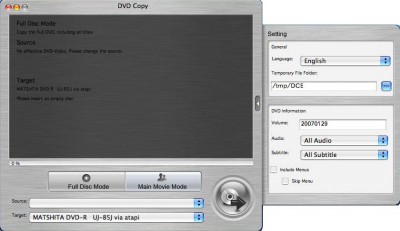 4Media DVD Copy for Mac 1.5.38.110 screenshot