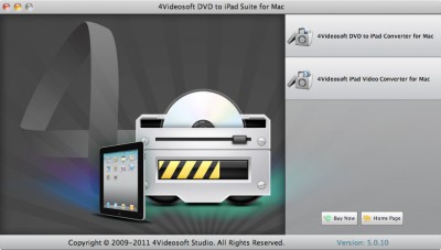4Videosoft DVD to iPad Suite for Mac 5.1.32 screenshot
