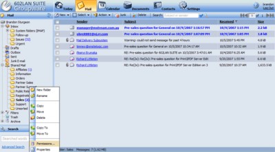 602LAN SUITE Groupware 5.0.08.04 screenshot