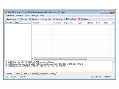 AA Mail Server 5.0 screenshot