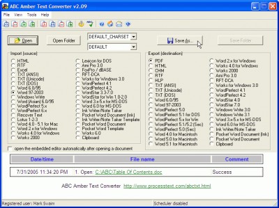 ABC Amber Text Converter 5.07 screenshot