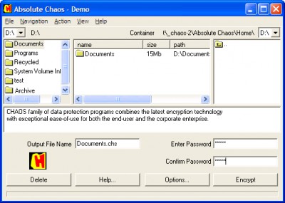 Absolute CHAOS 3.8 screenshot