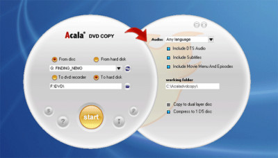 Acala DVD Copy 3.4.1 screenshot