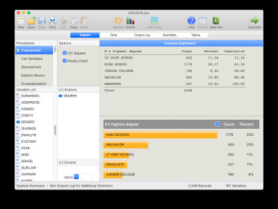 AcaStat Mac 10.5.2 screenshot