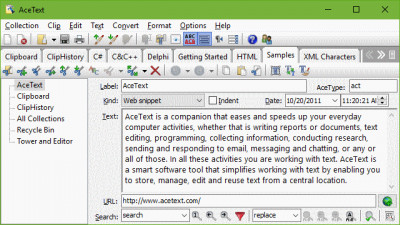 AceText 3.1.1 screenshot