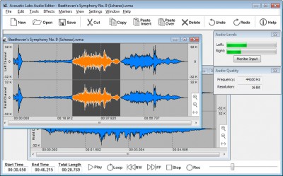 Acoustic Labs Audio Editor 1.5 screenshot