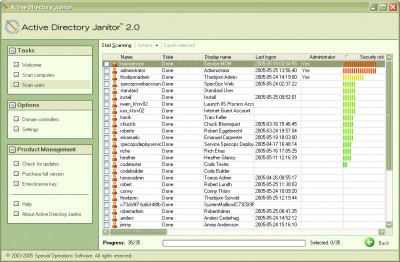 Active Directory Janitor 2.0.2.4 screenshot