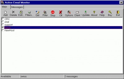Active Email Monitor 2.F screenshot