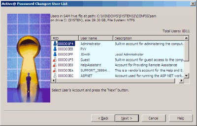 Active Password Changer 8.0.3 screenshot