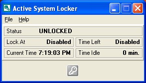 Active System Locker 3.2 screenshot