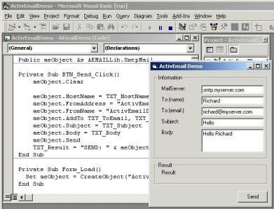 ActiveEmail SMTP E-mail Toolkit 2.1 screenshot