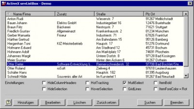 ActiveX sevListBox 1.0.0.12 screenshot