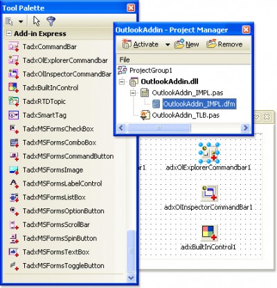 Add-in Express 2008 for VCL 2008.4.0 screenshot