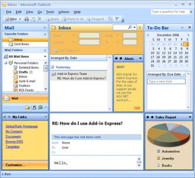 Add-in Express for Office and .NET 2010 screenshot