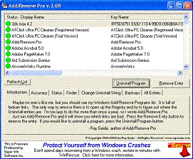 Add-Remove Pro 2.12 screenshot