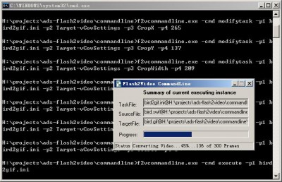ADShareit Flash to Video Command Line 1.3.0 screenshot