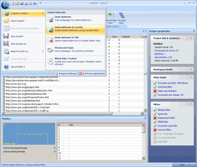 Advanced Email Extractor 3.0 screenshot