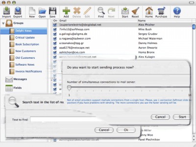 Advanced Mac Mailer 4.252 screenshot