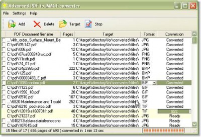 Advanced PDF to JPG converter 1.9.9.34 screenshot