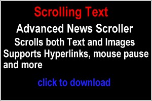 Advanced Scrolling Text Software 4.7 screenshot