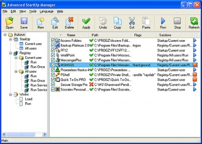 Advanced StartUp Manager 2.0 screenshot