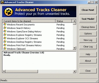 Advanced Tracks Cleaner 2.0.4209 screenshot