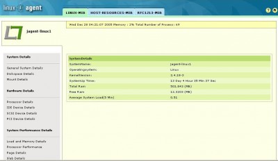 AdventNet SNMP Agent For Linux 2.0.0 screenshot