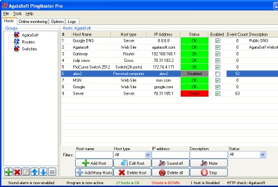 AgataSoft PingMaster Pro 2.1 screenshot