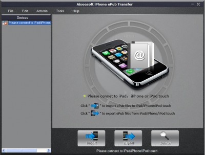 Aiseesoft iPhone ePub Transfer 3.3.36 screenshot