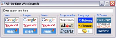 All-In-One WebSearch 1.0 screenshot