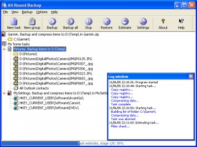All-Round Backup 2010.2.4 screenshot