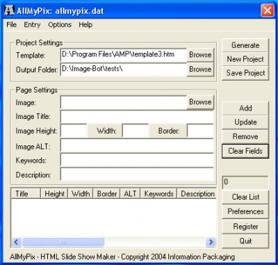 AllMyPix 1.0 screenshot