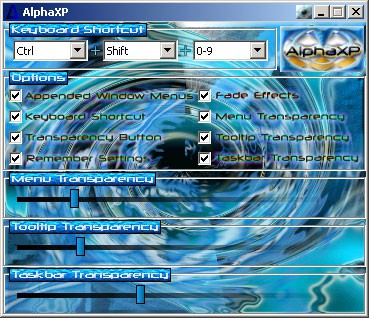 AlphaXP 1.1.4 screenshot