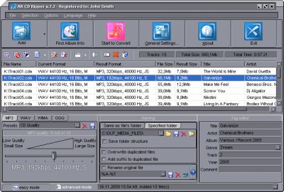 Alt CD Ripper 7.3 screenshot