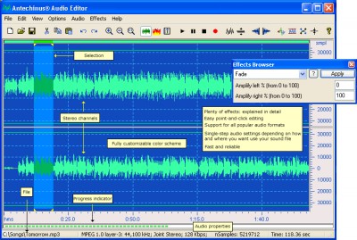 Antechinus Audio Editor 2.4 screenshot